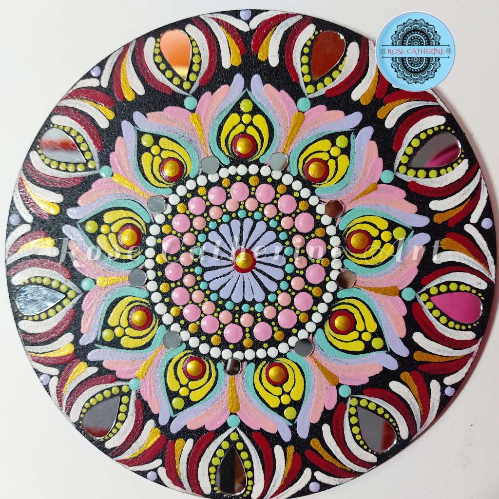 Peaches lotus Mandalas