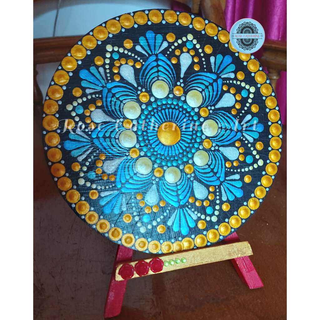 Gold and Blue (metallic)